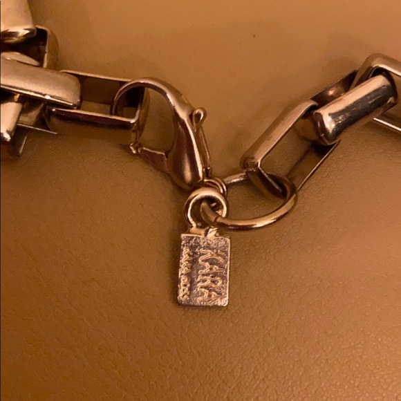 NWOT Kara Ross gold tone gemstone necklace - Picture 3 of 3